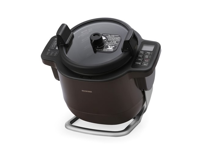 アイリスオーヤマ、内なべが自動回転する「自動かくはん式調理機 CHEF