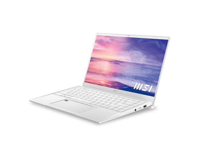MSI、ピュアホワイトの14型フルHDビジネスノートPC「Prestige 14 A11