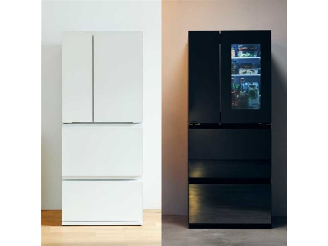 ツインバード、「背伸びせず使える冷蔵庫」「中身が見える冷蔵庫」を