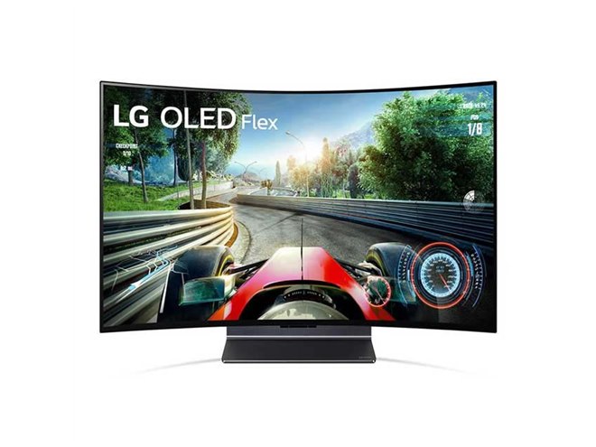LG、20段階で曲率調整できる42V型有機ELテレビ「LG OLED Flex」本日1