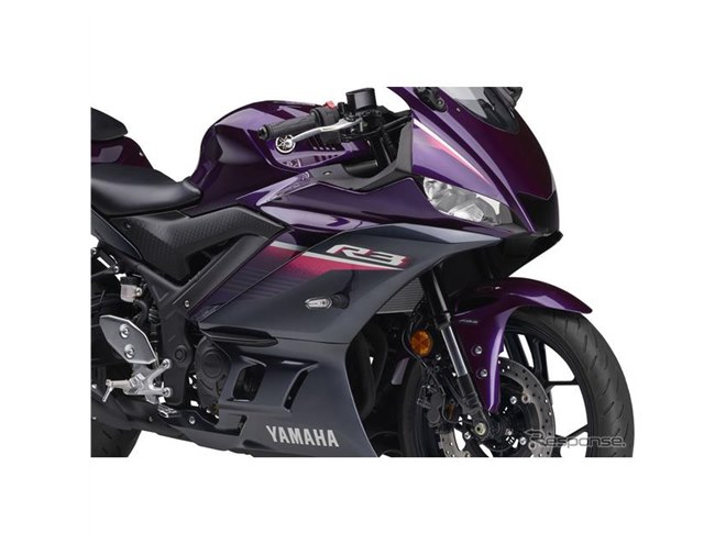 インパクト大の「パープル」登場！ヤマハ『YZF-R3』2023年モデル、新