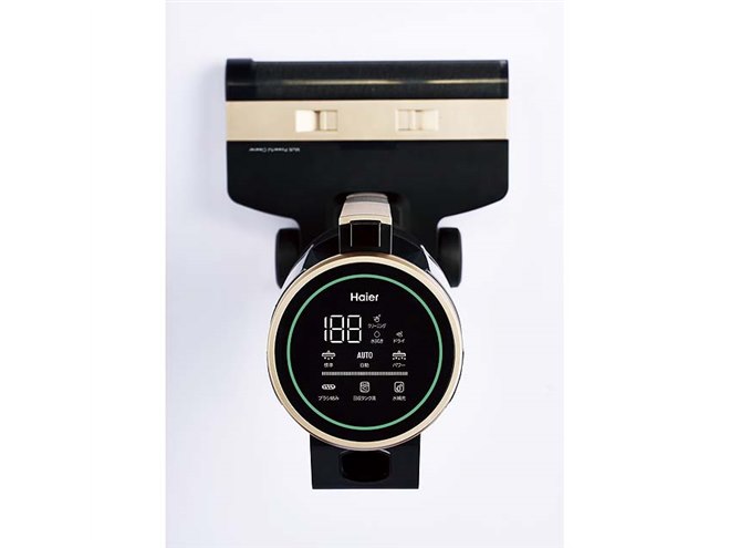 ハイアール、水拭き/乾拭き/吸引に対応した床拭き掃除機「MIZUKI