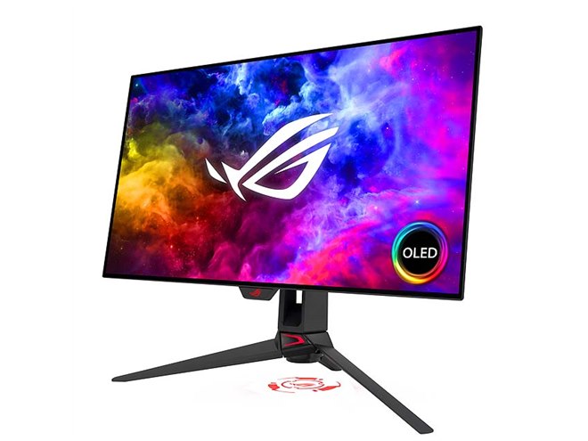 ASUS、240Hz対応の26.5型有機ELゲーミングモニターを本日4/28発売