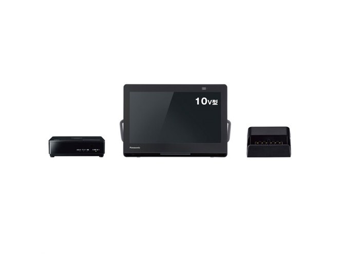 パナソニック、ポータブルテレビ「プライベート・ビエラ」10V型の防水