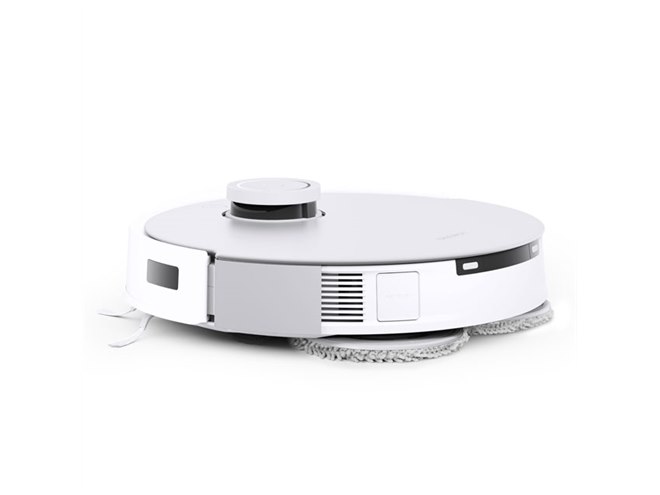 エコバックス初、「モップ自動リフトアップ」機能を搭載したロボット