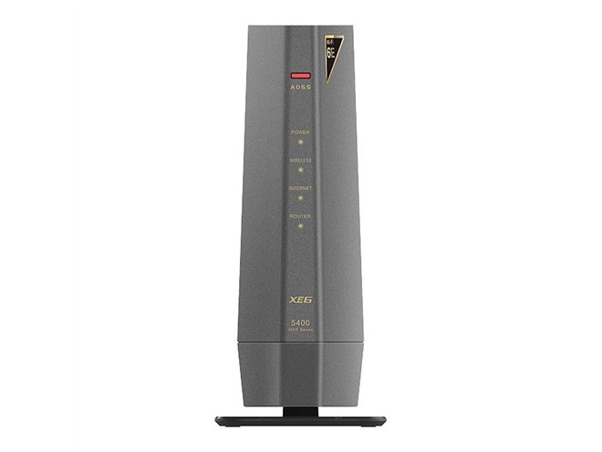 バッファロー、トライバンド対応のWi-Fi 6Eルーター「WSR-5400XE6