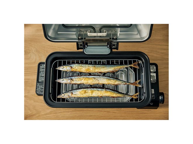 象印、「煙やニオイを抑えて」魚・肉・野菜のグリル料理が楽しめる