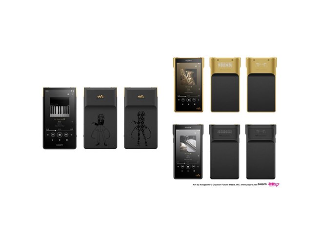 ソニー、「初音ミク」オリジナルデザインを刻印したウォークマン3機種