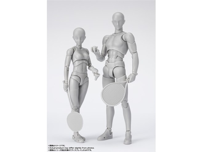 デッサン用フィギュア「ボディくん/ボディちゃん」に、スポーツが