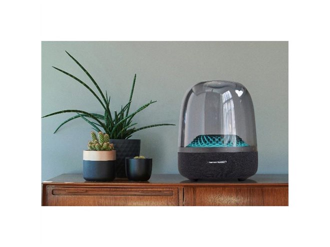 Harman Kardon、ドーム型デザインのBluetoothスピーカー「AURA」に新