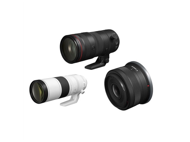 キヤノン、「RF24-105mm F2.8 L IS USM Z」などレンズ3製品の発売日を