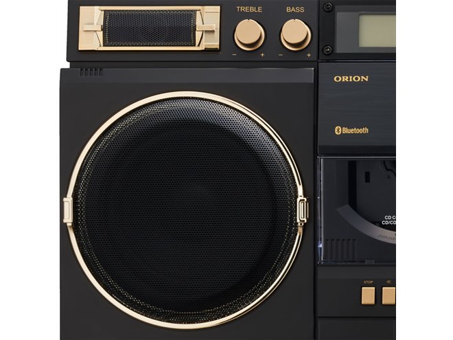 80年代に流行した「ビッグCDラジカセ」を再現、幅約67cmのBluetooth