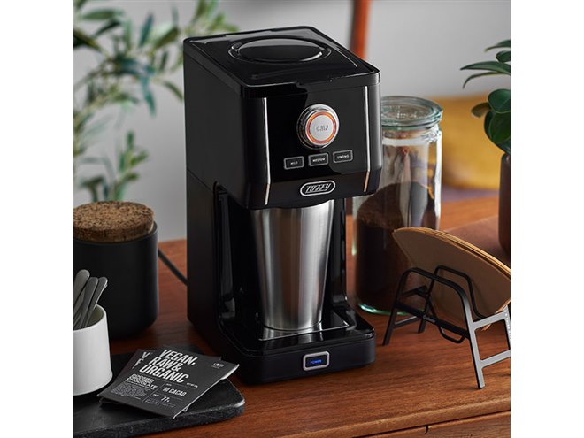 付属のタンブラーに直接抽出できる「Toffy ダイレクトドリップアロマ