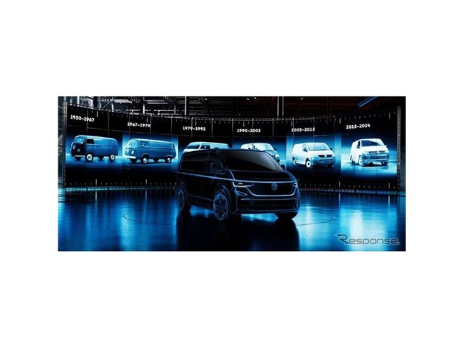 スケッチ公開！ VWのミニバン『トランスポーター』新型…歴代のデザイン