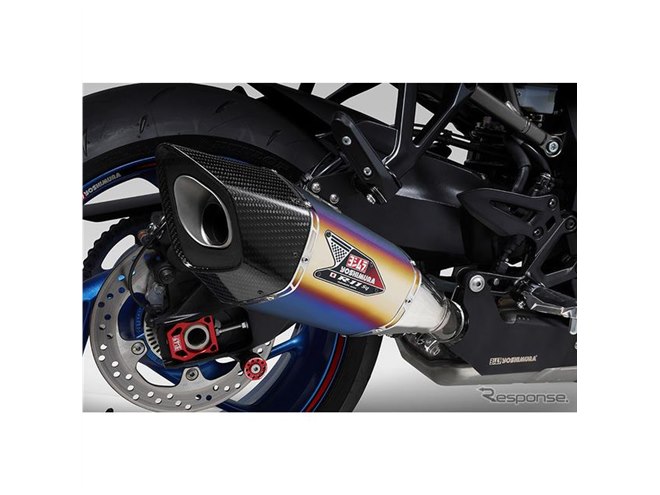 ヨシムラ スリップオン R-11 STB(チタンブルーカバー) ヨシムラ☆ZX