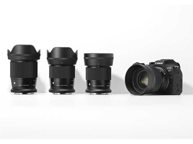 シグマ、キヤノンRFマウント用単焦点レンズ4機種の発売日・発売時期を