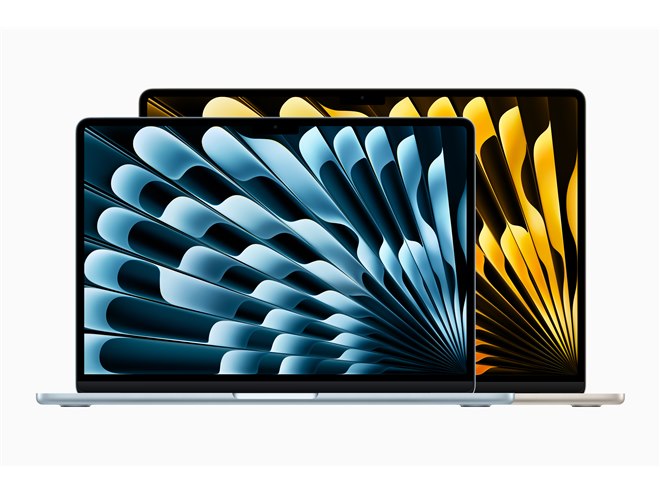 アップルがM4チップ搭載の新型「MacBook Air」発表、新色スカイブルー