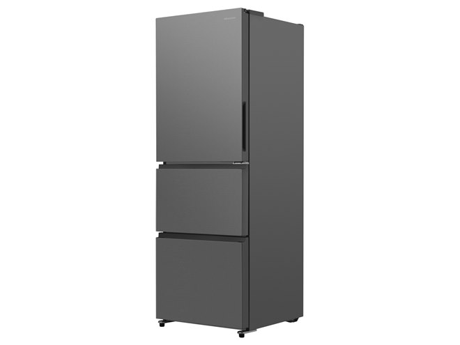 ハイセンス、微氷結とHI-NANO搭載で鮮度と清潔性を追求した358Lの3ドア