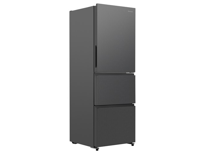 ハイセンス、微氷結とHI-NANO搭載で鮮度と清潔性を追求した358Lの3ドア