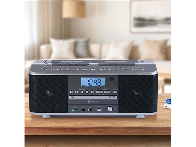 東芝、「声くっきり機能」を新搭載したダブルカセットレコーダー「AX