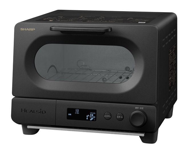 過熱水蒸気でパンをおいしく焼き上げる「ヘルシオ トースター AX-WT1