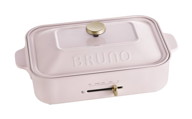 BRUNO、「コンパクトホットプレート」に春がテーマの限定カラー2色