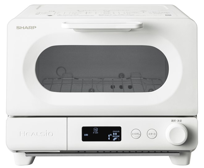 過熱水蒸気でパンをおいしく焼き上げる「ヘルシオ トースター」に新色