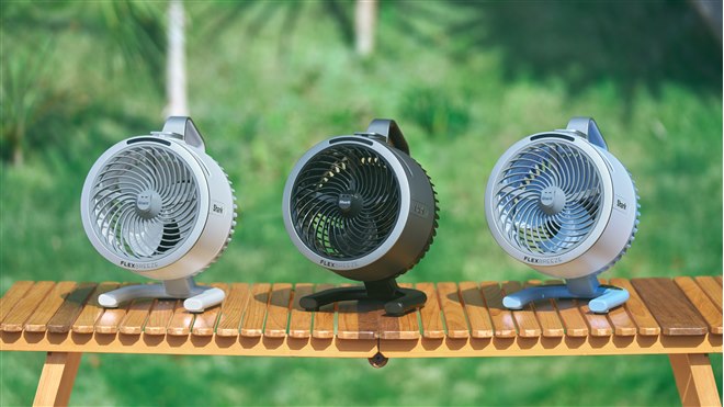 Shark、微粒子ミストを放出できる「コードレスサーキュレーターファン