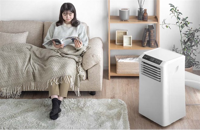 タンスのゲン、スポットクーラー「超強力猛暑対応モデル」「木目