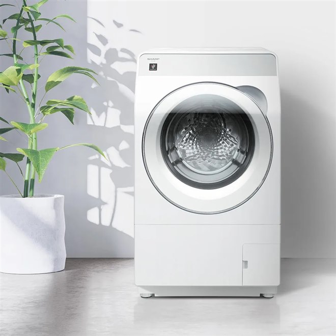 シャープ、洗濯11kg/乾燥6kgのプラズマクラスタードラム式洗濯乾燥機