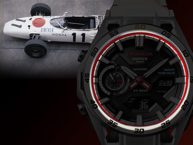 カシオ、Honda F1初優勝60周年記念の「EDIFICE」発売 RA272のデザイン