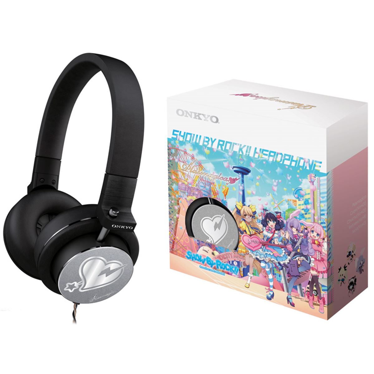 オンキヨー、「SHOW BY ROCK!!」とコラボしたハイレゾヘッドホン