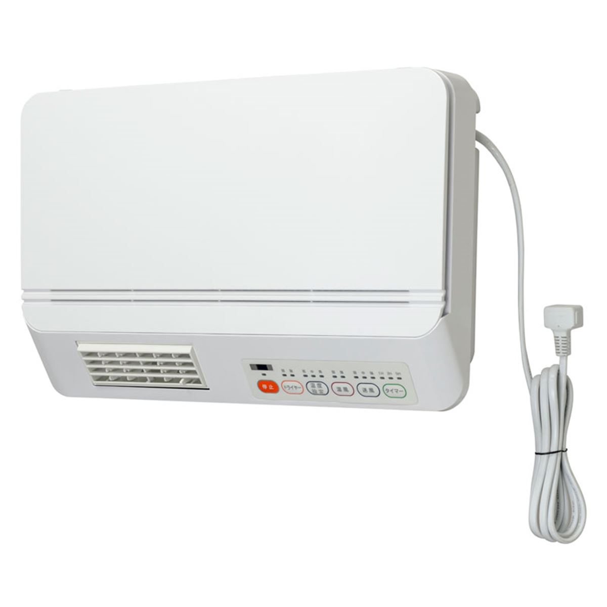 YAMAZEN、壁掛け式で場所を取らない脱衣所用温風ヒーター「DFX-RJ12