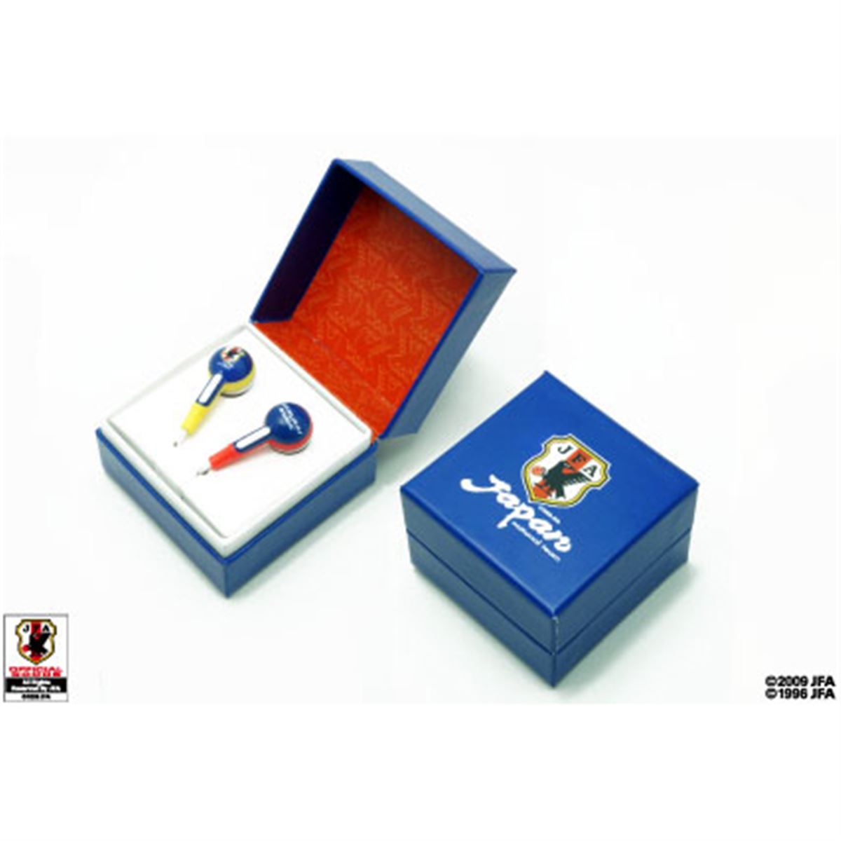 サッカー日本代表のイヤホン発売、サムライブルージュエルボックス付き
