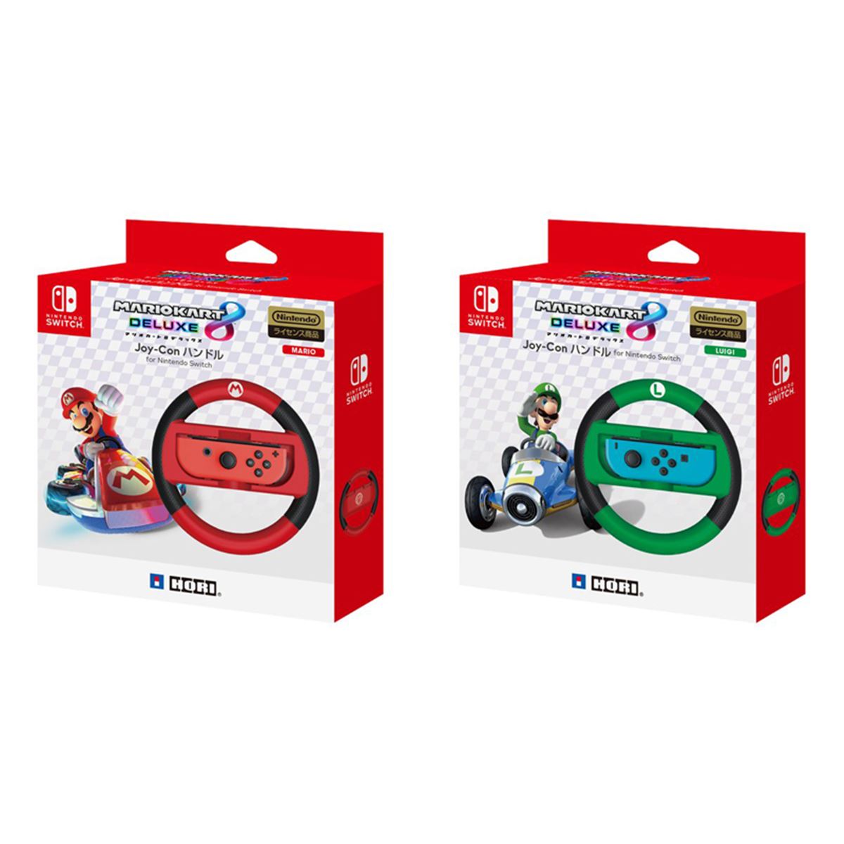 HORI、マリオ＆ルイージをイメージした「マリオカート8DX Joy-Con