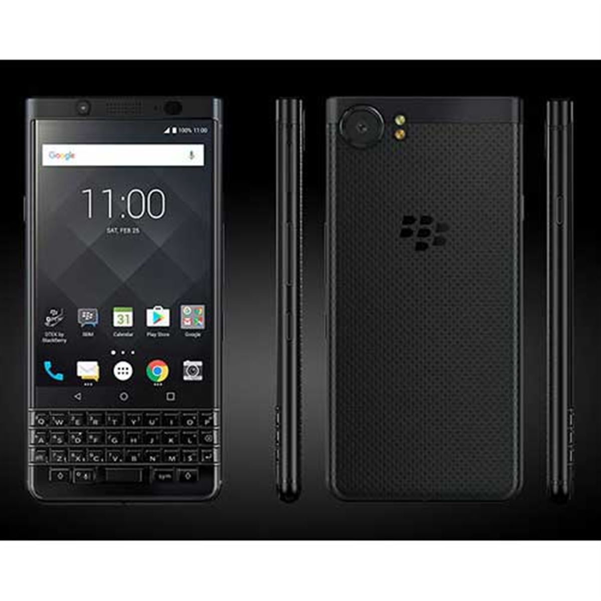 BlackBerry KEYone」にスペック強化の「Black Edition」登場、9/26発売