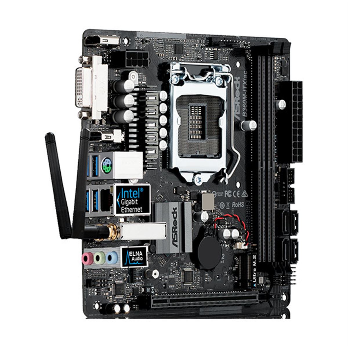 ASRock、13,200円で無線LANを搭載したMini ITXマザー「B360M-ITX/ac