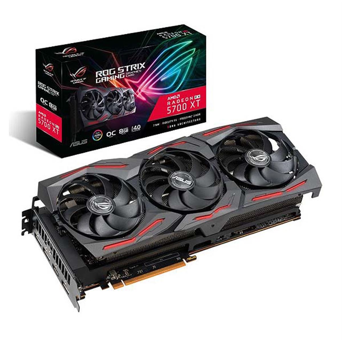 ASUS、オリジナル3連ファンを採用した「Radeon RX 5700XT/5700