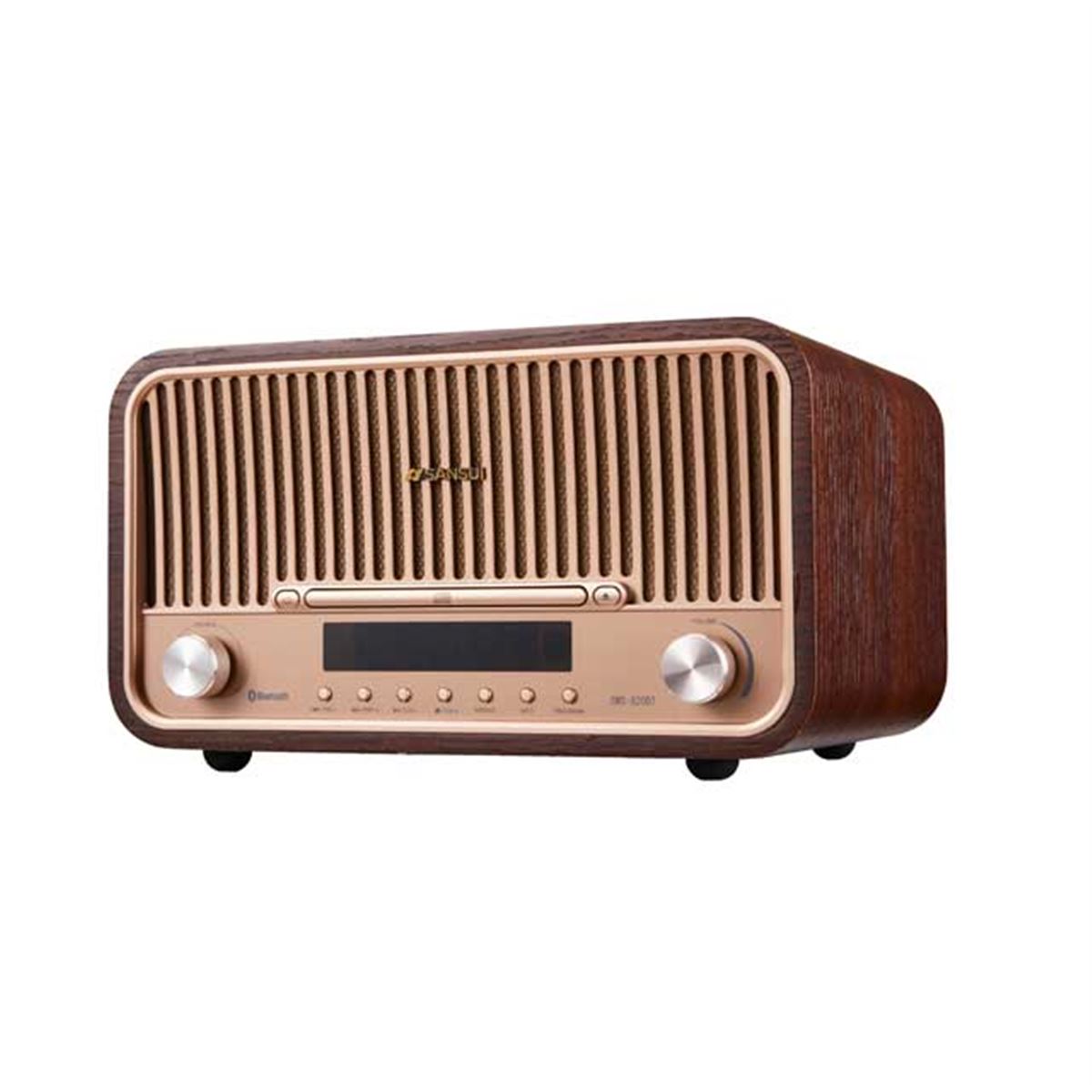 ドウシシャ、レトロデザインのBluetooth搭載CDプレーヤーとラジオ