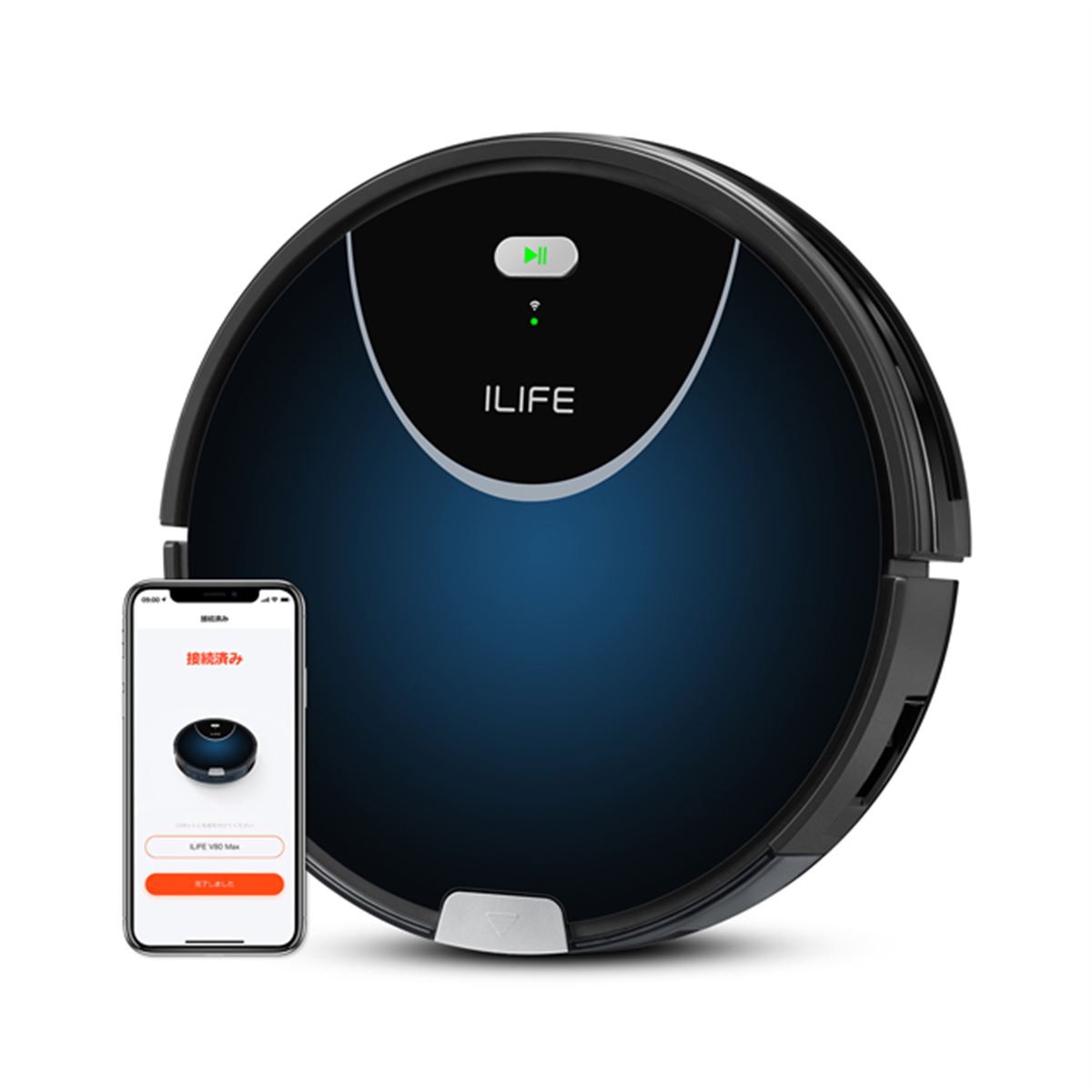 ILIFE、最大吸引力2000Paのロボット掃除機「V80Max」 - 価格.com