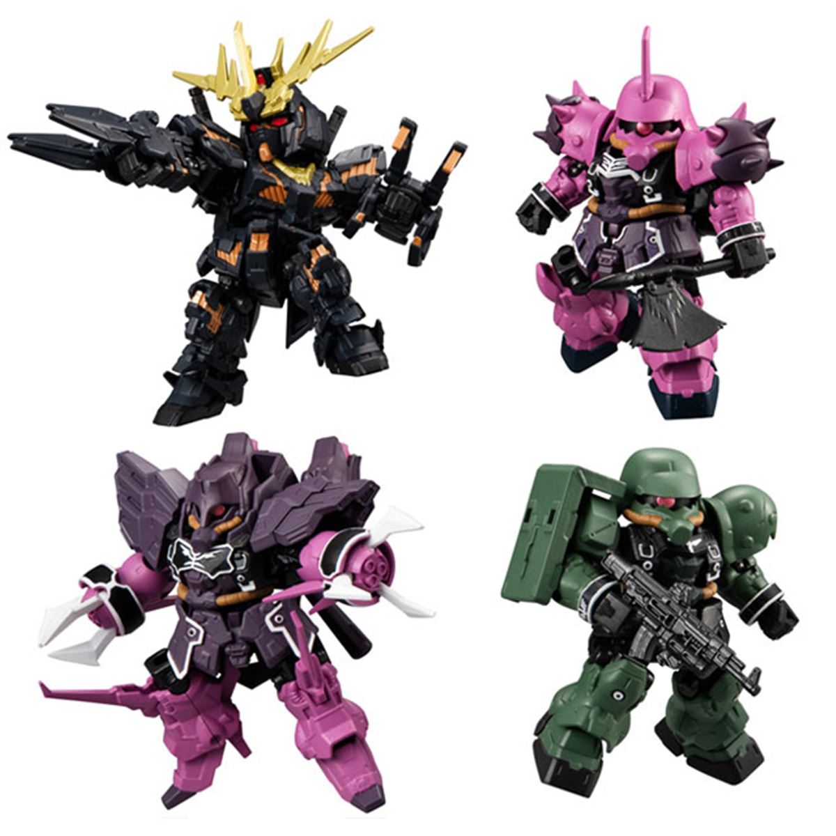 機動戦士ガンダムUC」バンシィなど4機が立体化、食玩ガンダムシリーズ