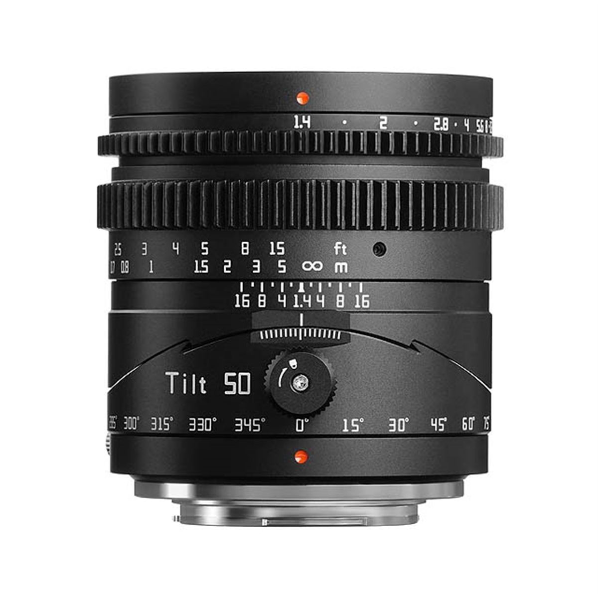 TTArtisan、ティルトレンズ「Tilt 50mm f/1.4」にX/RF/Zマウント用を