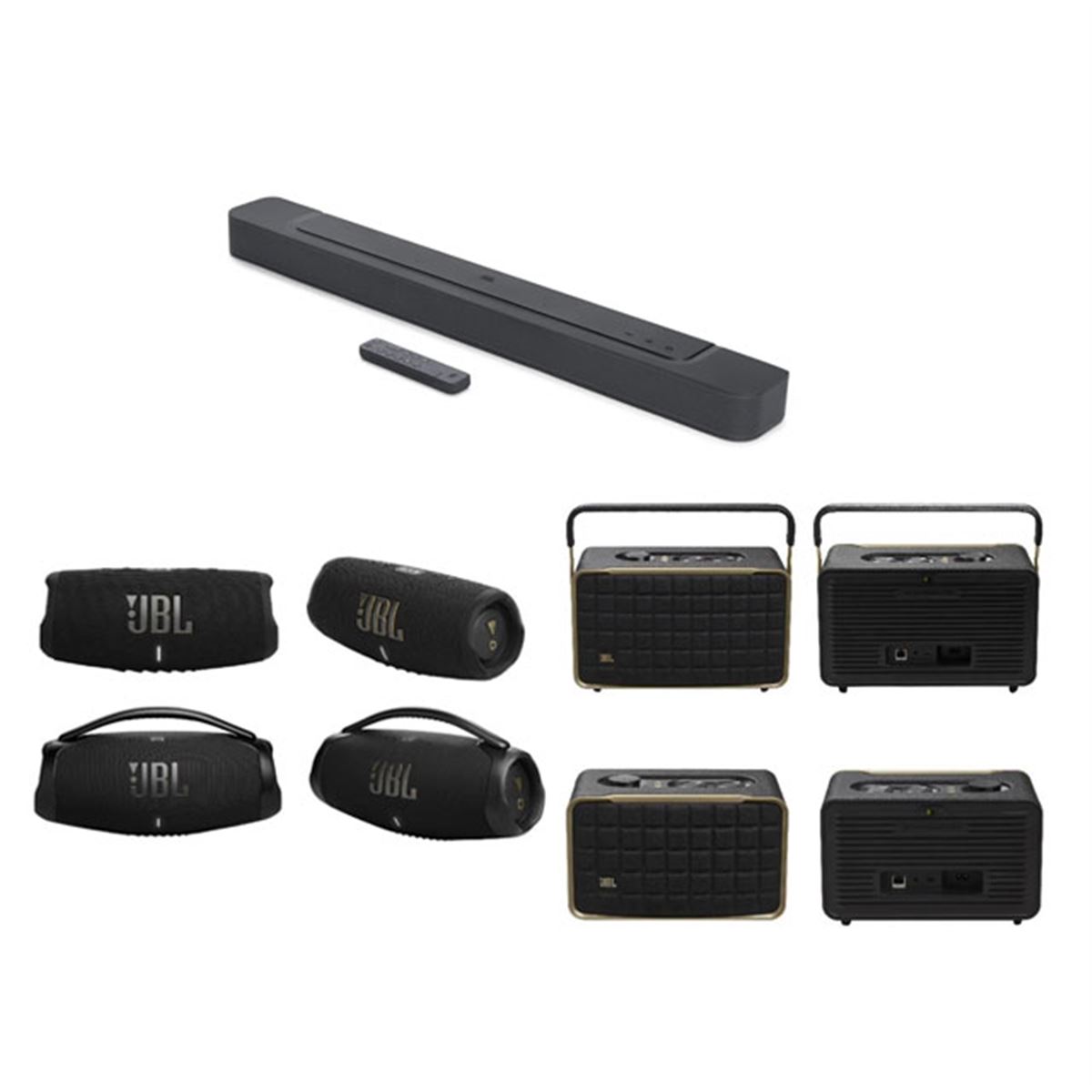 JBLサウンドバーやWi-Fi/Bluetoothスピーカーに新機種、新たなWi-Fi