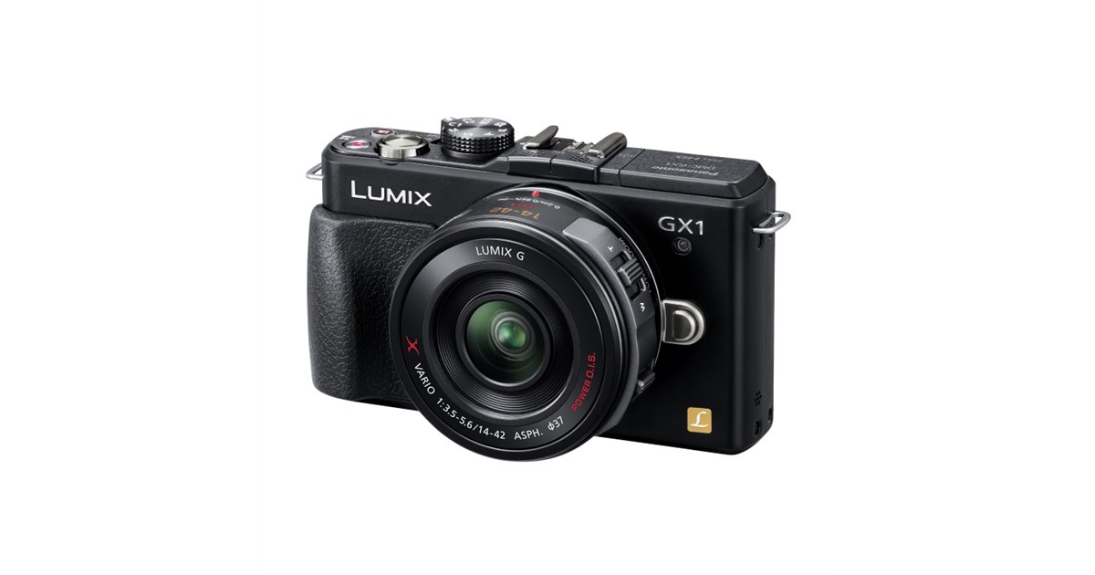 パナソニック、フラットボディのデジタル一眼カメラ「LUMIX DMC-GX1