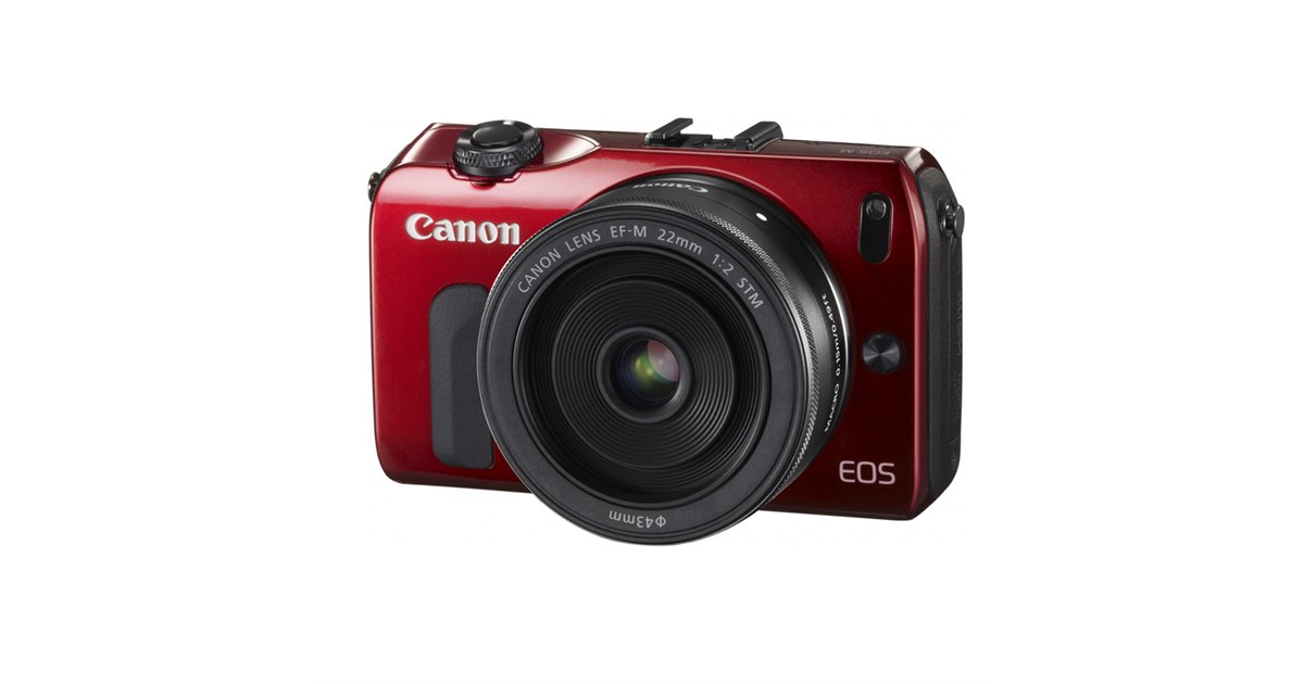 キヤノン、EOS Mレンズキットにホワイトとレッドボディのモデルを追加