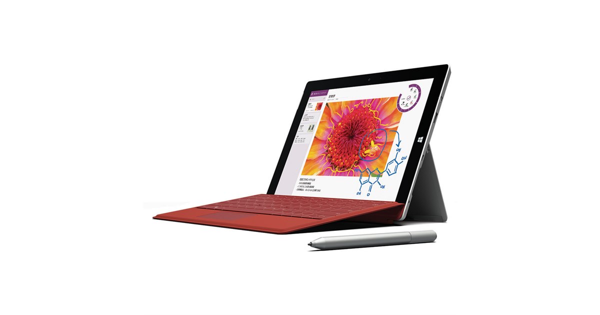 マイクロソフト、「Surface 3」の4G LTEモデルを6/19発売 - 価格.com