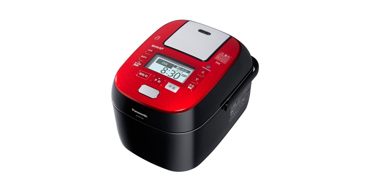 パナソニック、水分量に合わせる「圧力コントロール」採用のIHジャー