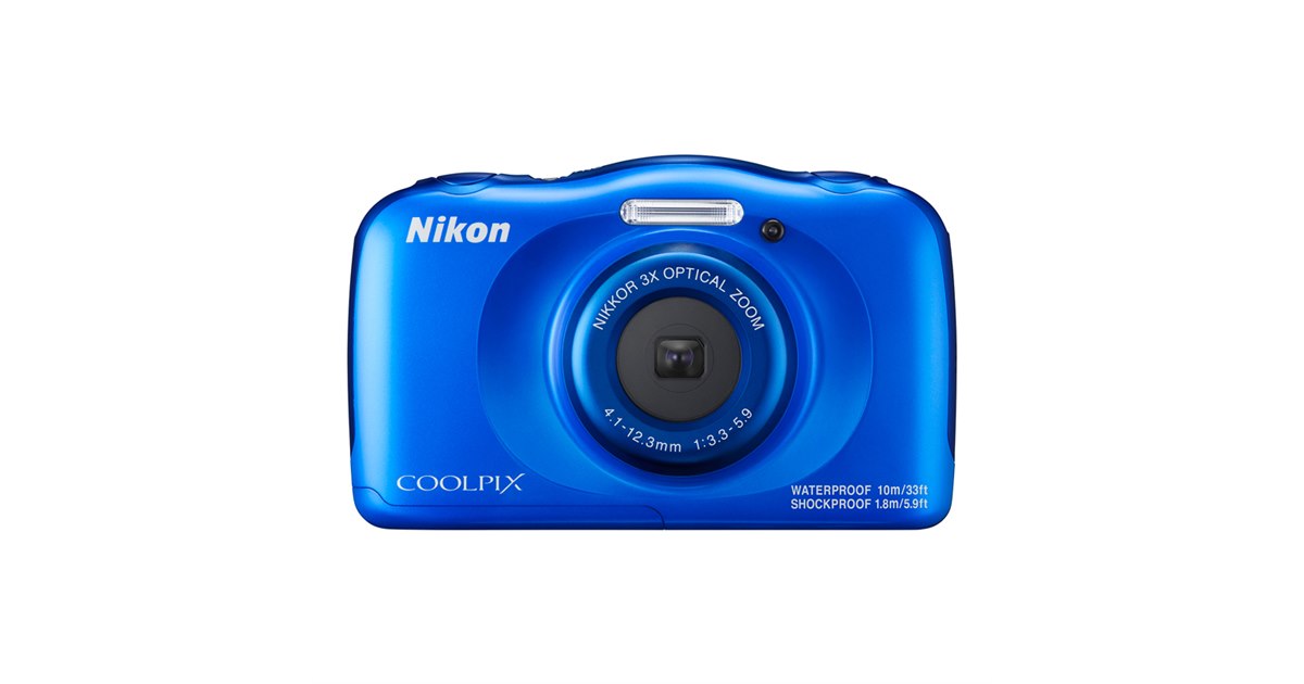 ニコン、親子で楽しめる防水・耐衝撃カメラ「COOLPIX W100」を10/28