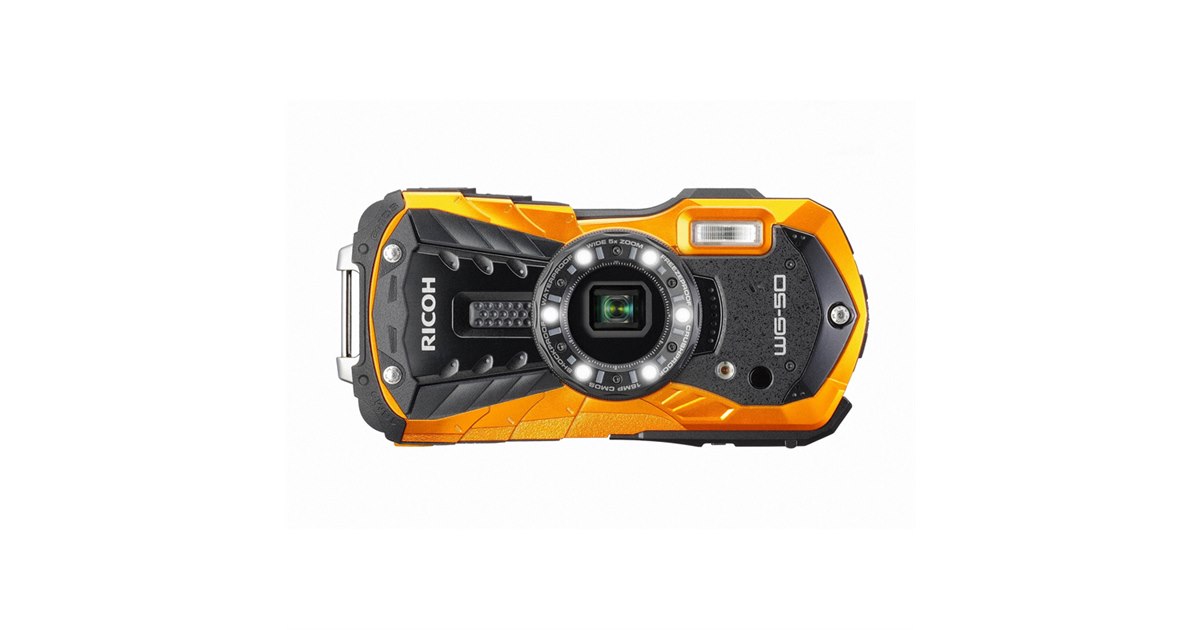 リコー、深14m防水対応のタフネスカメラ「RICOH WG-50」を6/16発売