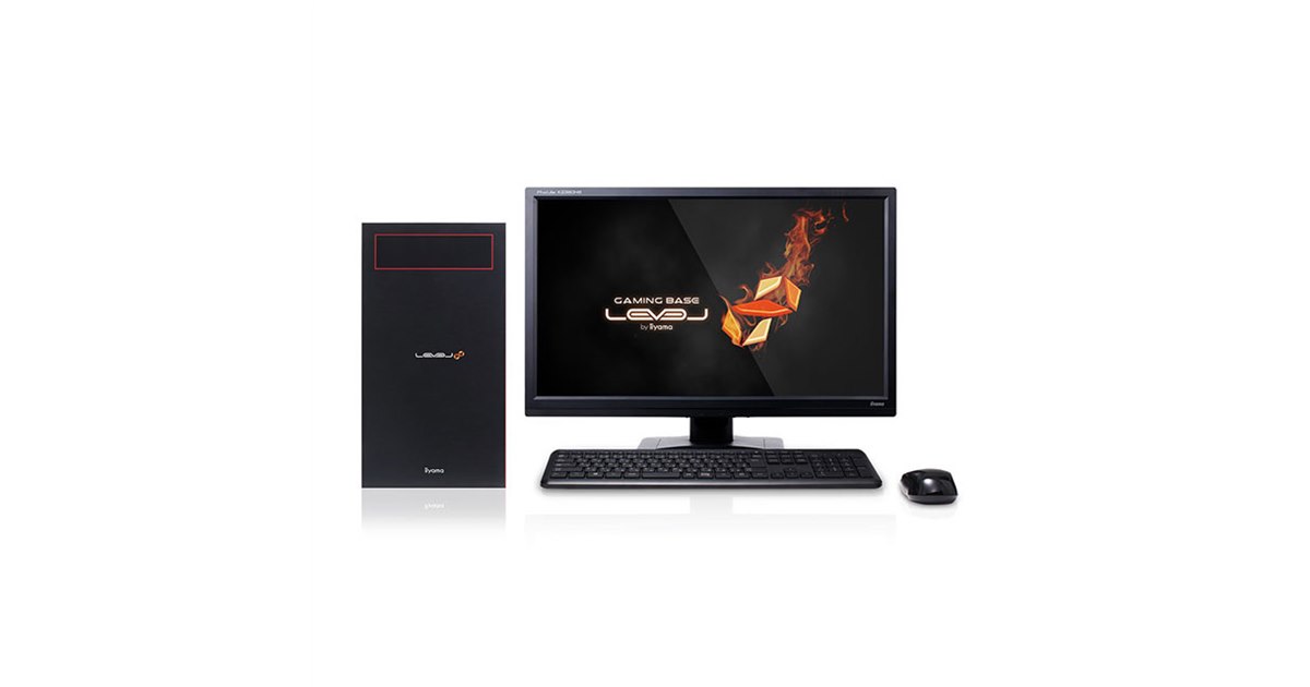 iiyama、Core i7-8700とGeForce GTX 1060を搭載したゲーミングPC